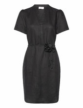 Linen Dress Rosemunde Black