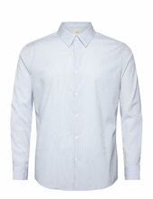 Ls Thin Stripe Supima Stretch Sl Calvin Klein Blue