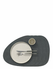 4-set Table Mat Curve L Nupo Lind Dna Grey