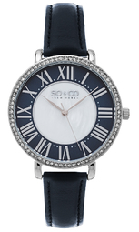 So & Co New York Dameur 5090.2 Studio Flerfarvet/læder Ø36 Mm