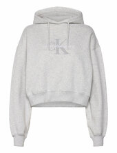 Chenille Monologo Hoodie Calvin Klein Jeans Grey