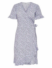 Onlolivia S/s Wrap Dress Wvn Only Purple