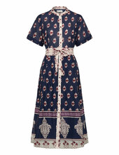 Matall Midi Dress Ss Lollys Laundry Patterned