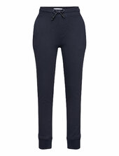 Jogger Trousers With Elastic Waist Mango Navy