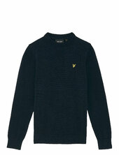 Cotton Crew Neck Jumper Lyle & Scott Navy