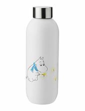 Keep Cool Drinking Bottle, Moomin Stelton White