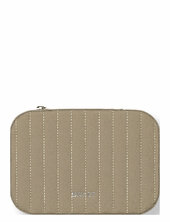 Day Q Velvet Stripe Zip Box Day Et Beige