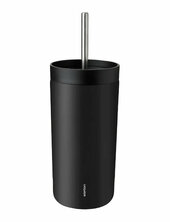 Stelton To Go Sip Vacuum Insulated Cup With Straw 0.4 L. Soft Black Stelton Black