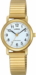 Lorus Dameur Rrx04hx9 Classic Hvid/gul Guldtonet Stål Ø26 Mm
