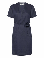 Linen Dress Rosemunde Navy