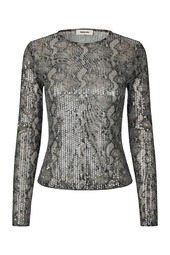 Modström - Top - Rexmd Print Top - Sequin Snake