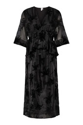 Y.a.s - Kjole - Lingu 3/4 Midi Dress - Black