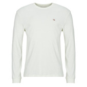 Langærmede T-shirts Calvin Klein Jeans  Ls Waffle Badge Crewnk Tee