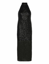 Objyasmine S/l Long Dress 130 Object Black