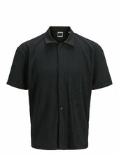 Jcointerlude Plisse Shirt Ss Jack & J S Black