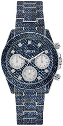 Guess Dameur Gw0750l1 Indigo Blå/tekstil Ø38 Mm