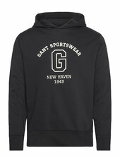 Graphic Sweat Hoodie Gant Black