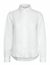 Reg Linen Shirt Gant White