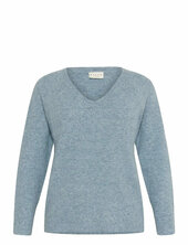 Kcniela V-neck Pullover Kaffe Curve Blue