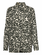 Fernmd Print Shirt Modström Green