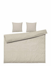 Daisy Bed Linen 200x220 Cm Sand/white Dk Juna Beige