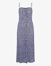 Long Printed Dress Mango Black
