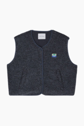 Hoktown Vest - Charcoal Melange - American Vintage - Grå M/l