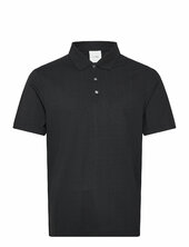 Ss Stripe Strech Jacquard Polo Calvin Klein Black