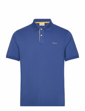 Reg Contrast Pique Ss Polo Gant Blue