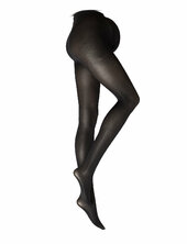Mlsabine Pantyhose 50den 2-p Noos Mamalicious Black