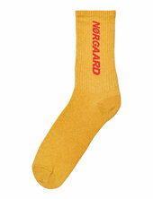 Sock Single Logo Step Mads Nørgaard Yellow