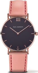 Paul Hewitt Dameur Ph-6455176l Sailor Line Sort/læder Ø36 Mm