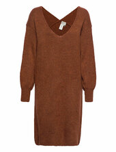 Yasemmy Ls Midi Knit Dress - Pb Yas Brown