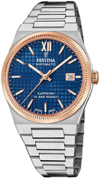 Festina Herreur F20030-2 Swiss Made Blå/stål Ø40 Mm