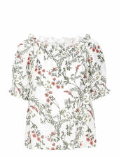 Byimilda Off Shoulder Blouse - B.young White