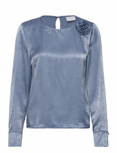 Vikenca L/s Rose Top #2 Vila Blue