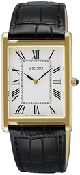Seiko Herreur Swr104p1 Classic Sølvfarvet/læder