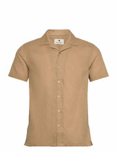 Akleon Structure S/s Shirt 3 Anerkjendt Beige