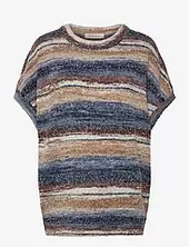 Pd-dew Boatneck Knit Pieszak Blue
