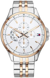 Tommy Hilfiger Herreur 1791617 Hvid/rosaguldtonet Stål Ø44 Mm