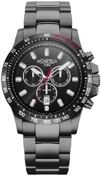 Roamer Monza Herreur 861837-44-55-20 Rimini Sort/stål Ø45 Mm