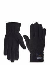 Label Fleece Gloves Alpha Industries Black