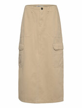 Onlmalfy Long Cargo Skirt Pnt Only Beige