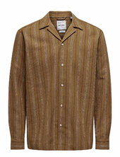 Onstrev Relaxed Ls Shirt Only & Sons Brown