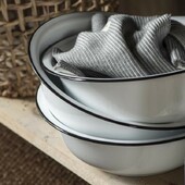 Servantefad Emalje - Ib Laursen - Dia: 36 Cm