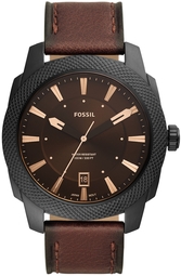 Fossil Herreur Fs5972 Machine Brun/læder Ø49 Mm