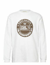 Wwherc Waffle Ls T-shirt Wood Wood White