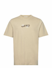 Bobby Flowers T-shirt Gots Wood Wood Beige