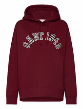 Gant 1949 Arch Hoodie Gant Burgundy