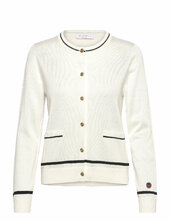 Kim Contrast Cardigan Busnel Cream